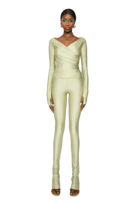 LANAI LEGGINGS - Mint Gum sold by CouCoo