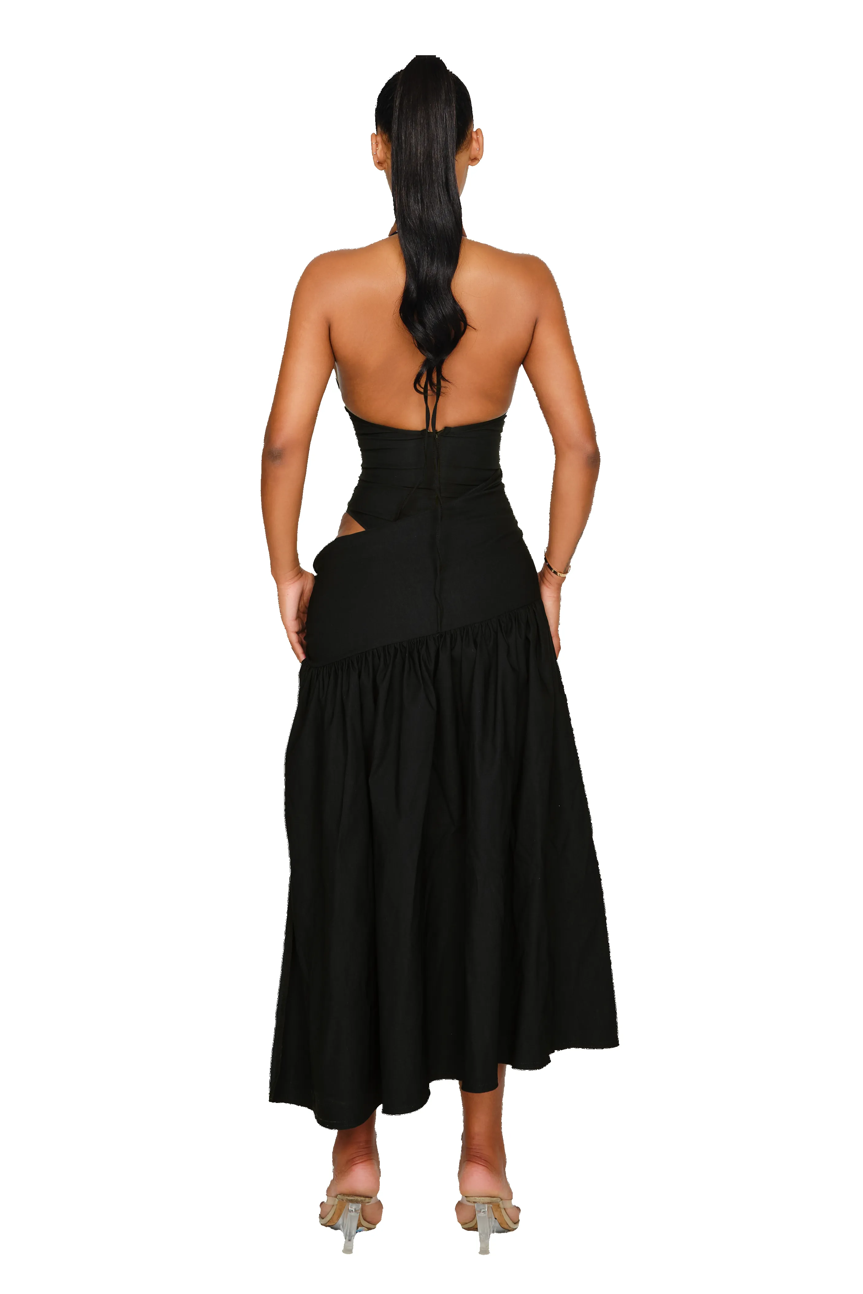 Atacama Dress - Satin Black sold by CouCoo product image thumbnail 3