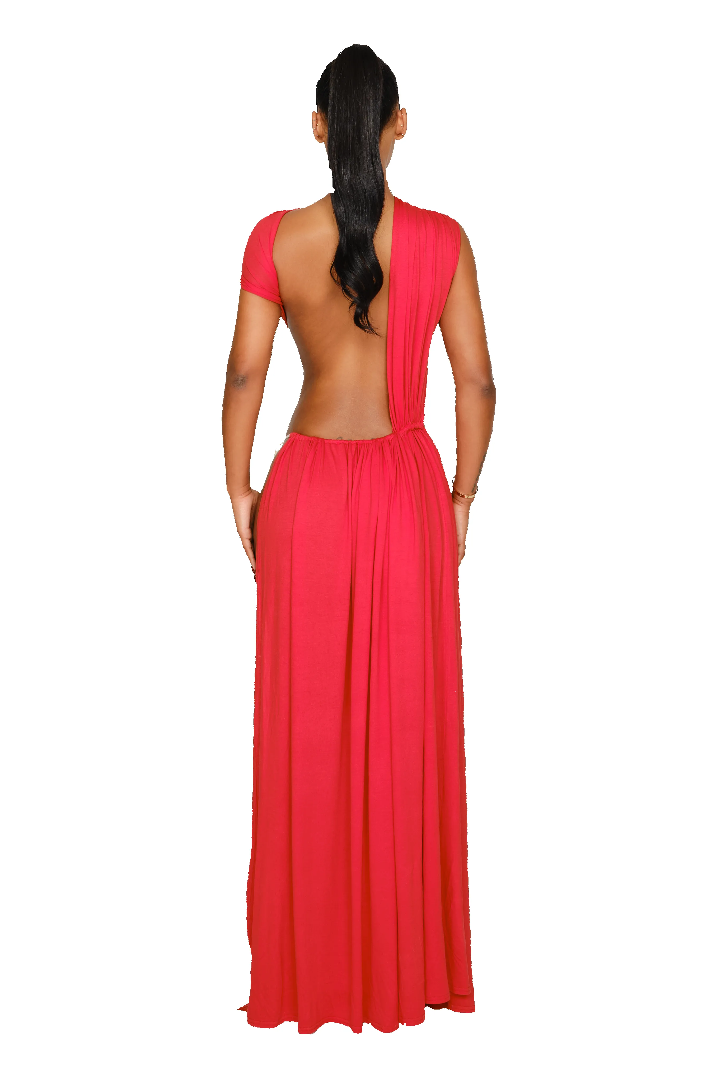 Caroni Dress - Red Alert sold by CouCoo product image thumbnail 3