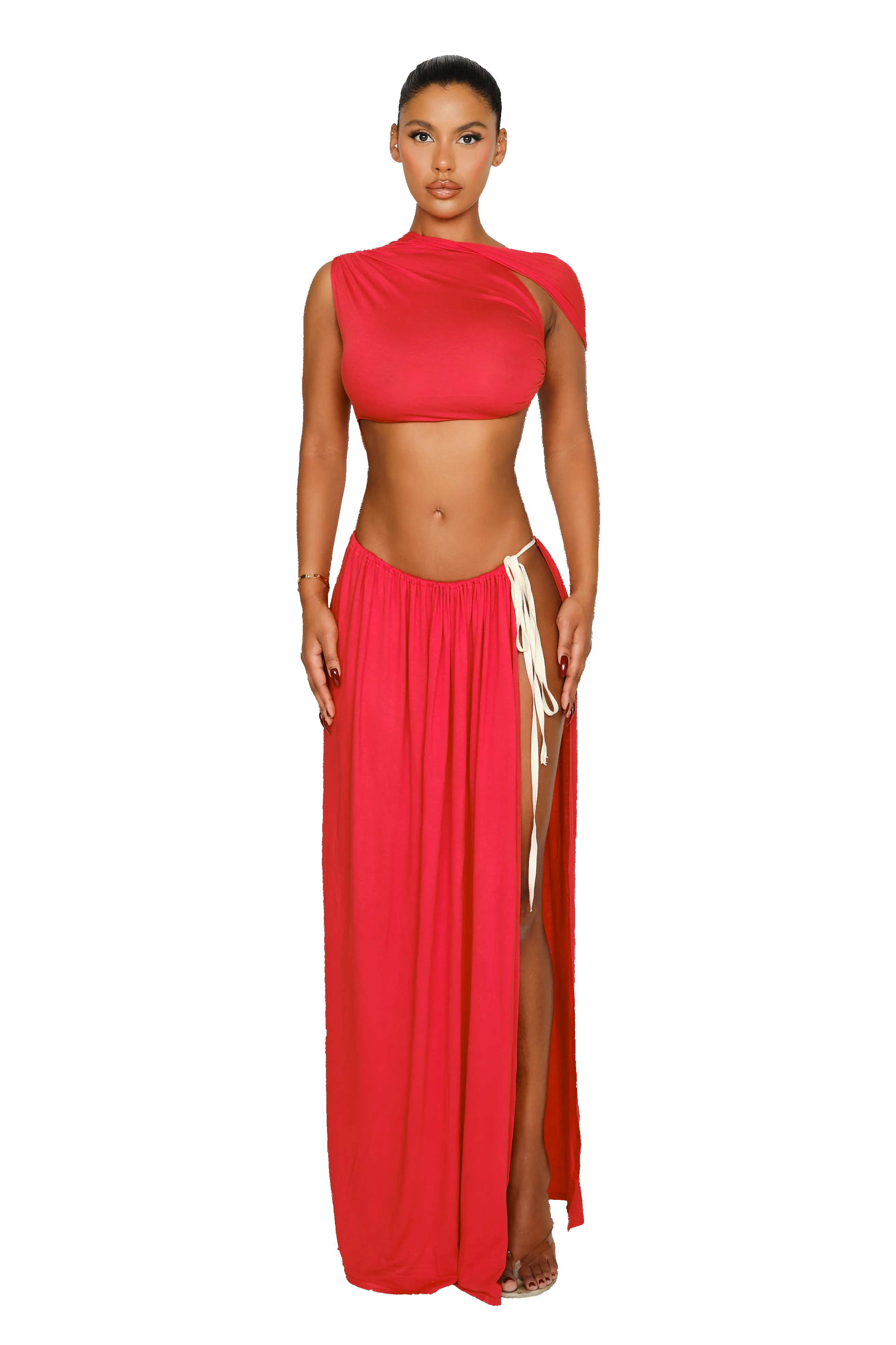 Caroni Dress - Red Alert sold by CouCoo