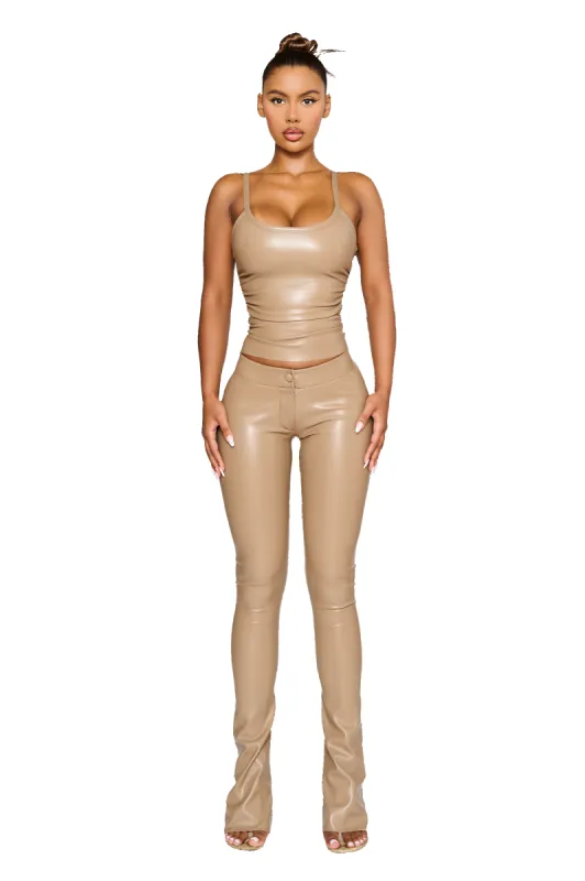 Jinli Top - Toasted Tahini sold by CouCoo