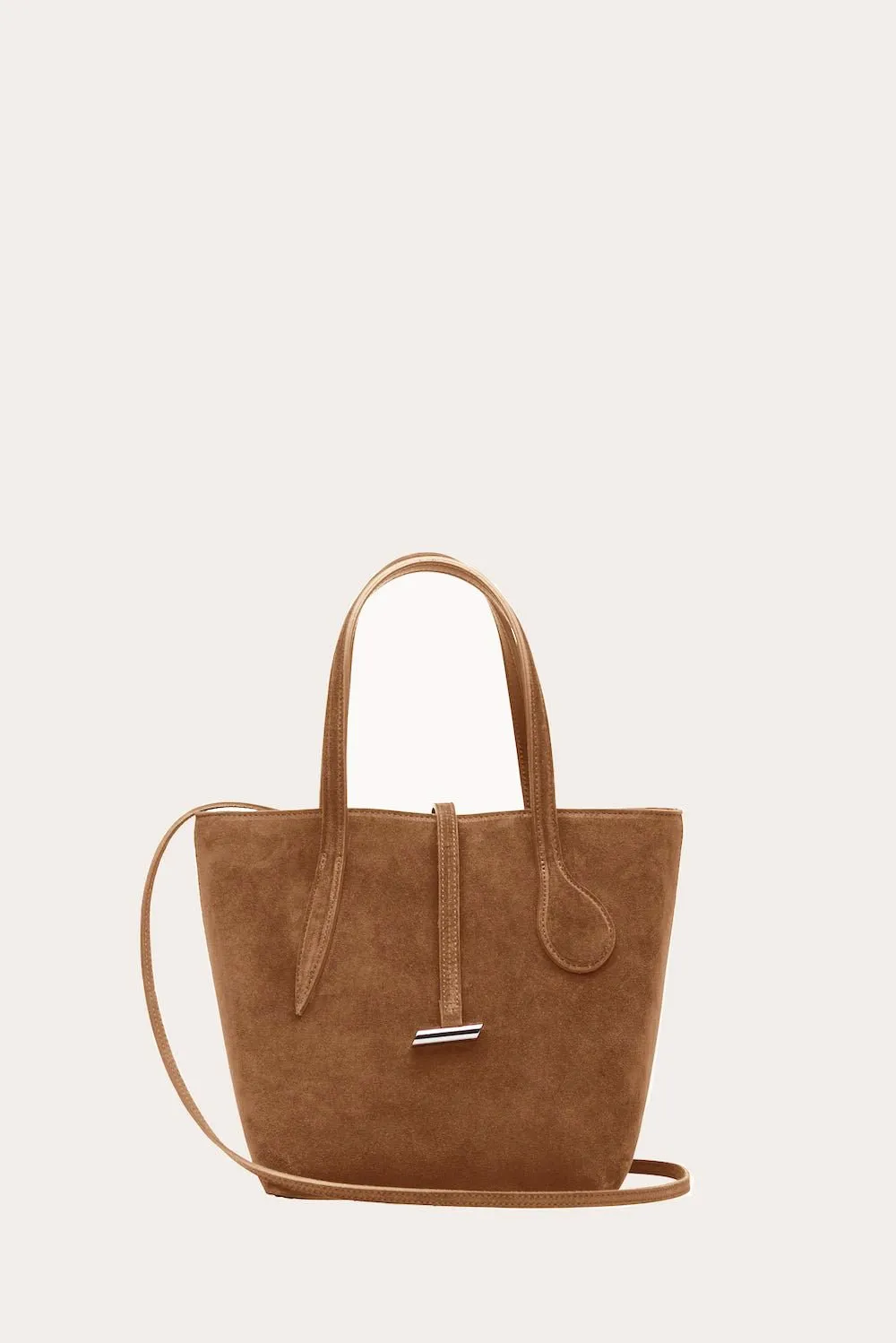Sprout Tote Mini Chestnut Suede sold by Little Liffner