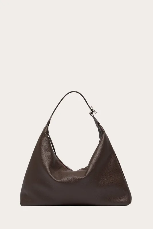 Pillow Shoulder Bag Dark Brown sold by Little Liffner