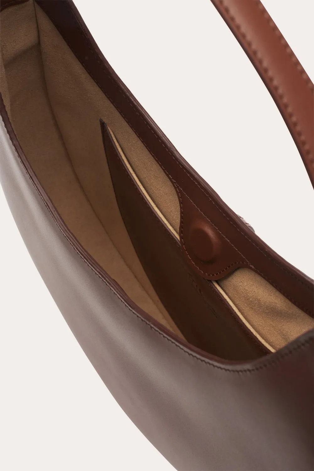 Moon Shoulder Bag Dark Brown sold by Little Liffner product image thumbnail 4