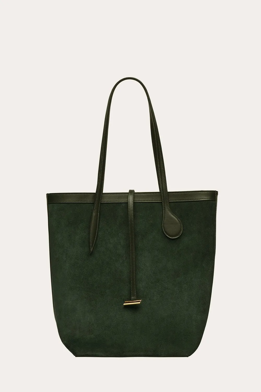 Tall Sprout Tote Hunter Green Suede - 20% off sold by Little Liffner
