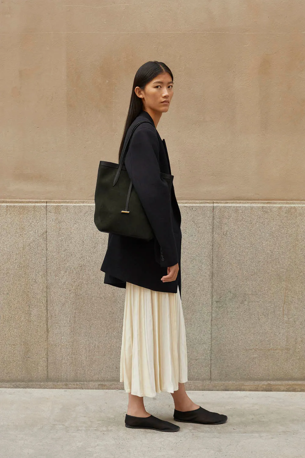 Tall Sprout Tote Hunter Green Suede - 20% off sold by Little Liffner product image thumbnail 2