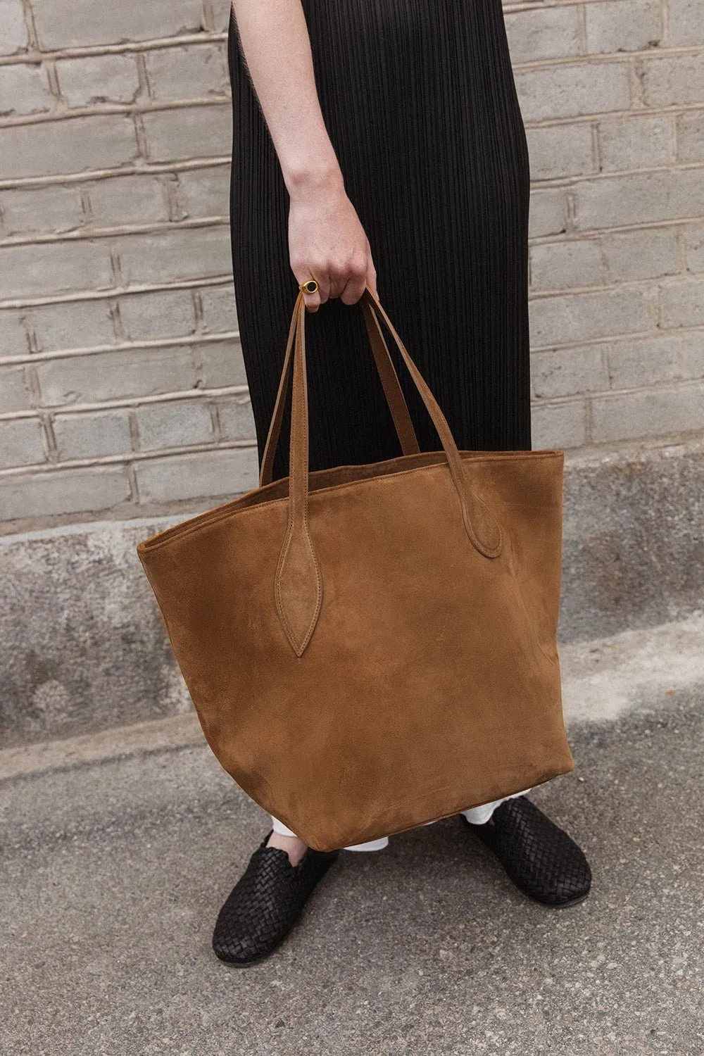 Sprout Tote Rhum Suede sold by Little Liffner product image thumbnail 5
