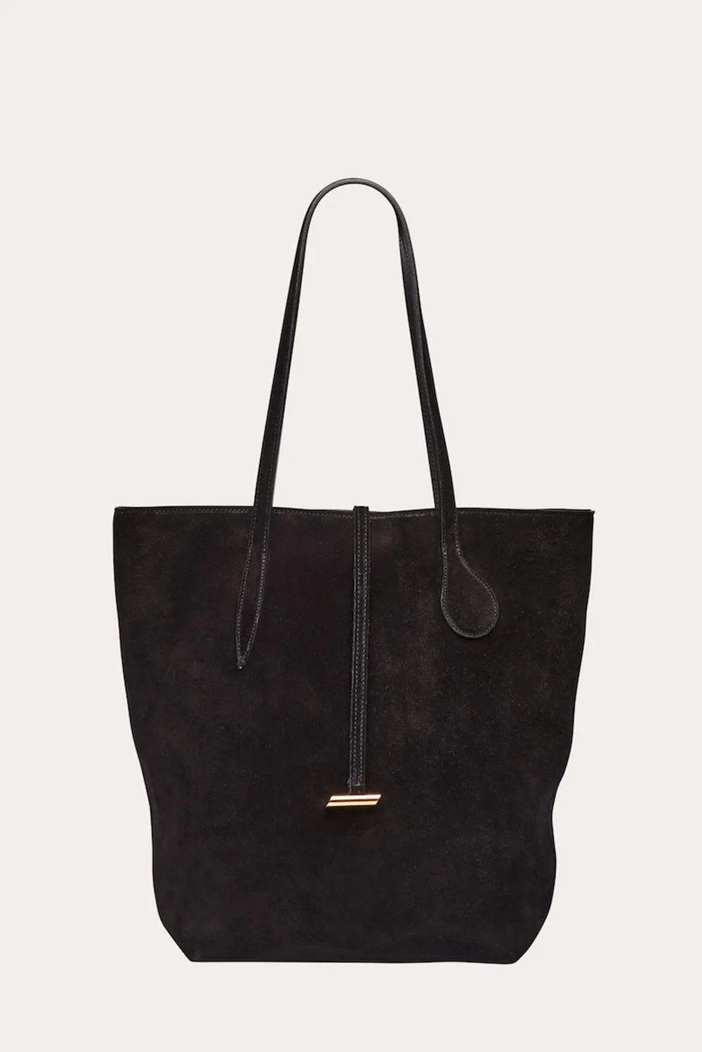 Tall Sprout Tote Black Suede - 30% off sold by Little Liffner