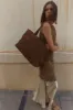 Mega Sprout Tote Chestnut Suede sold by Little Liffner
