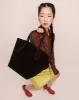 Sprout Tote Black Suede sold by Little Liffner