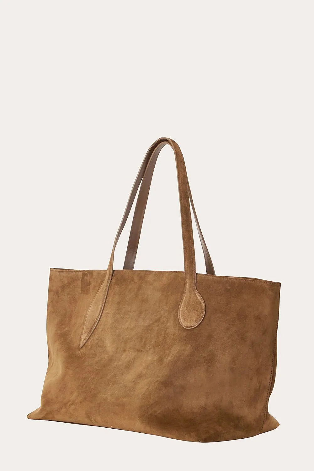 Mega Sprout Tote Light Brown Suede sold by Little Liffner product image thumbnail 3