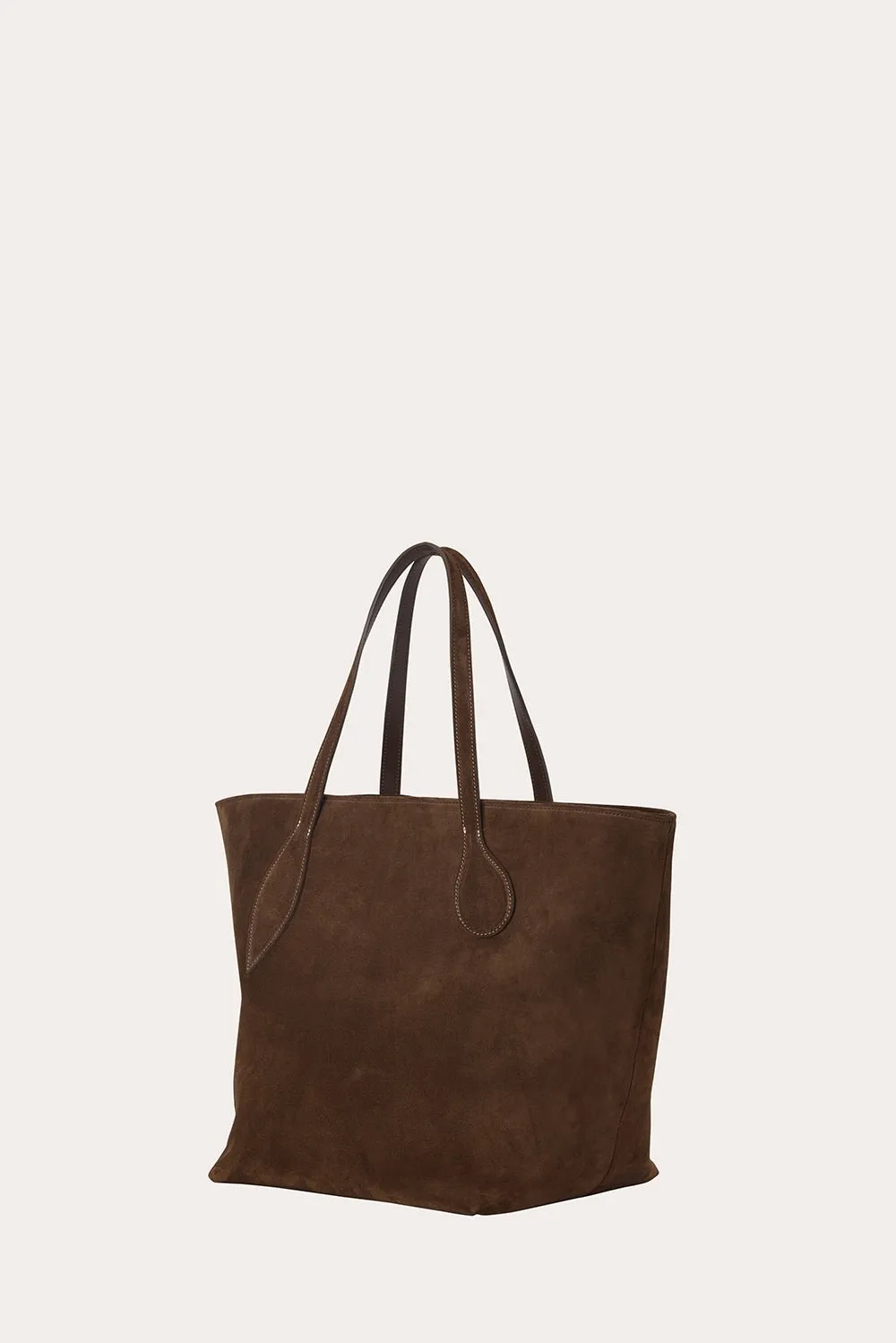 Sprout Tote Dark Brown Suede sold by Little Liffner product image thumbnail 3