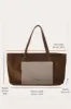 Mega Sprout Tote Black Suede sold by Little Liffner