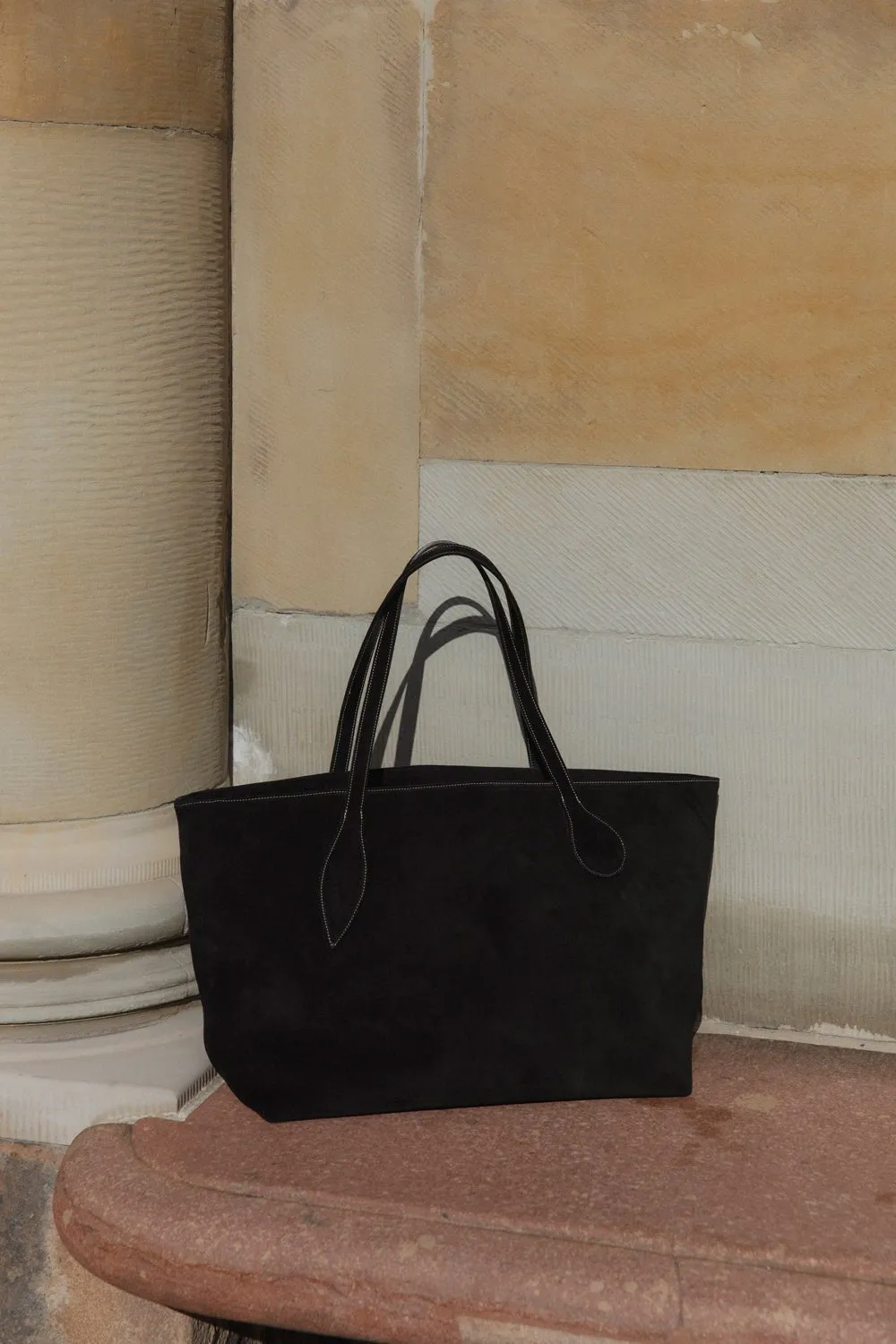 Mega Sprout Tote Black Suede sold by Little Liffner product image thumbnail 4
