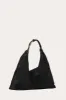 Pillow Shoulder Bag Suede Black - 30% off sold by Little Liffner
