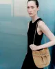Belted Bucket Bag Beige Suede sold by Little Liffner