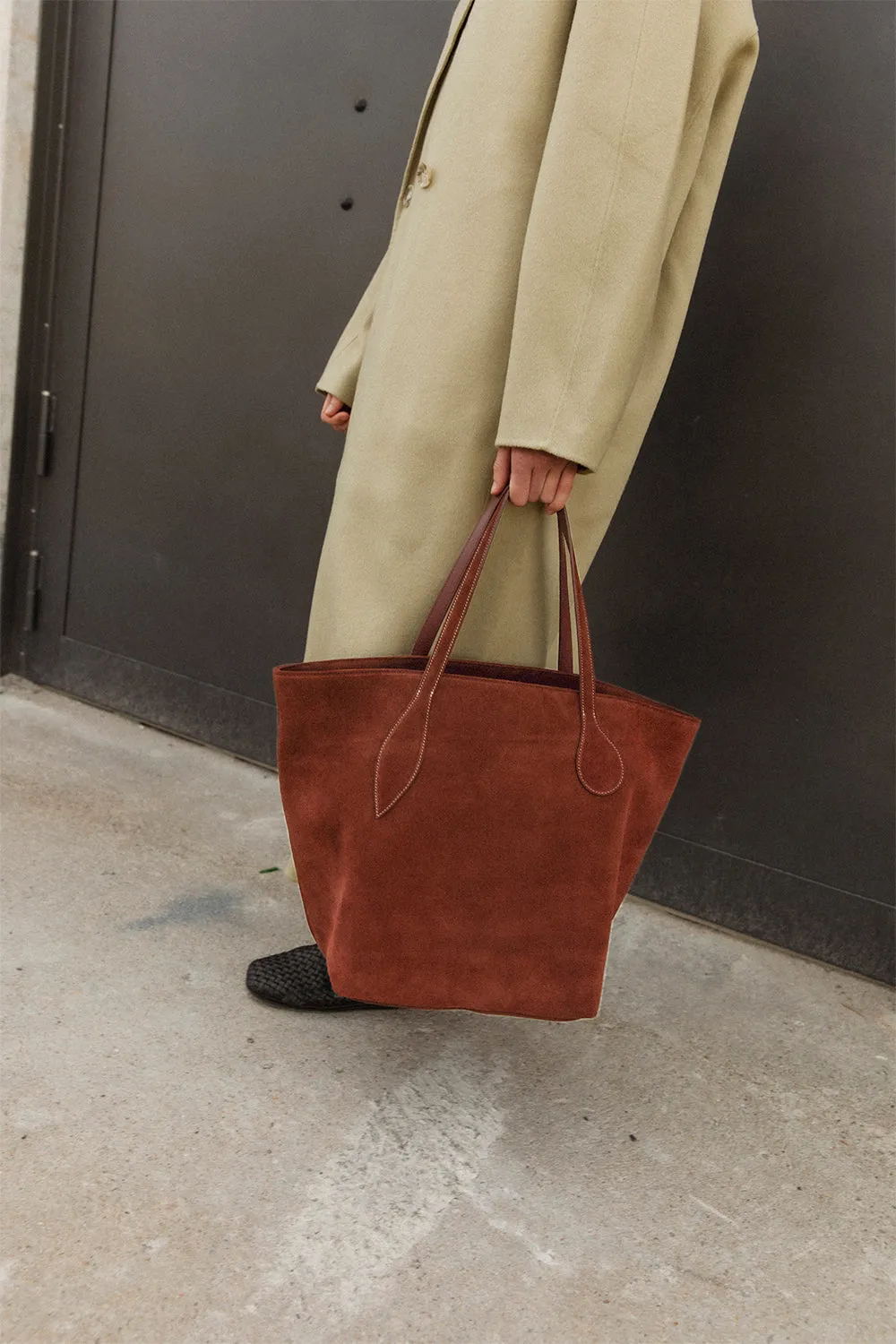 Sprout Tote Rust Suede - 40% off sold by Little Liffner product image thumbnail 2