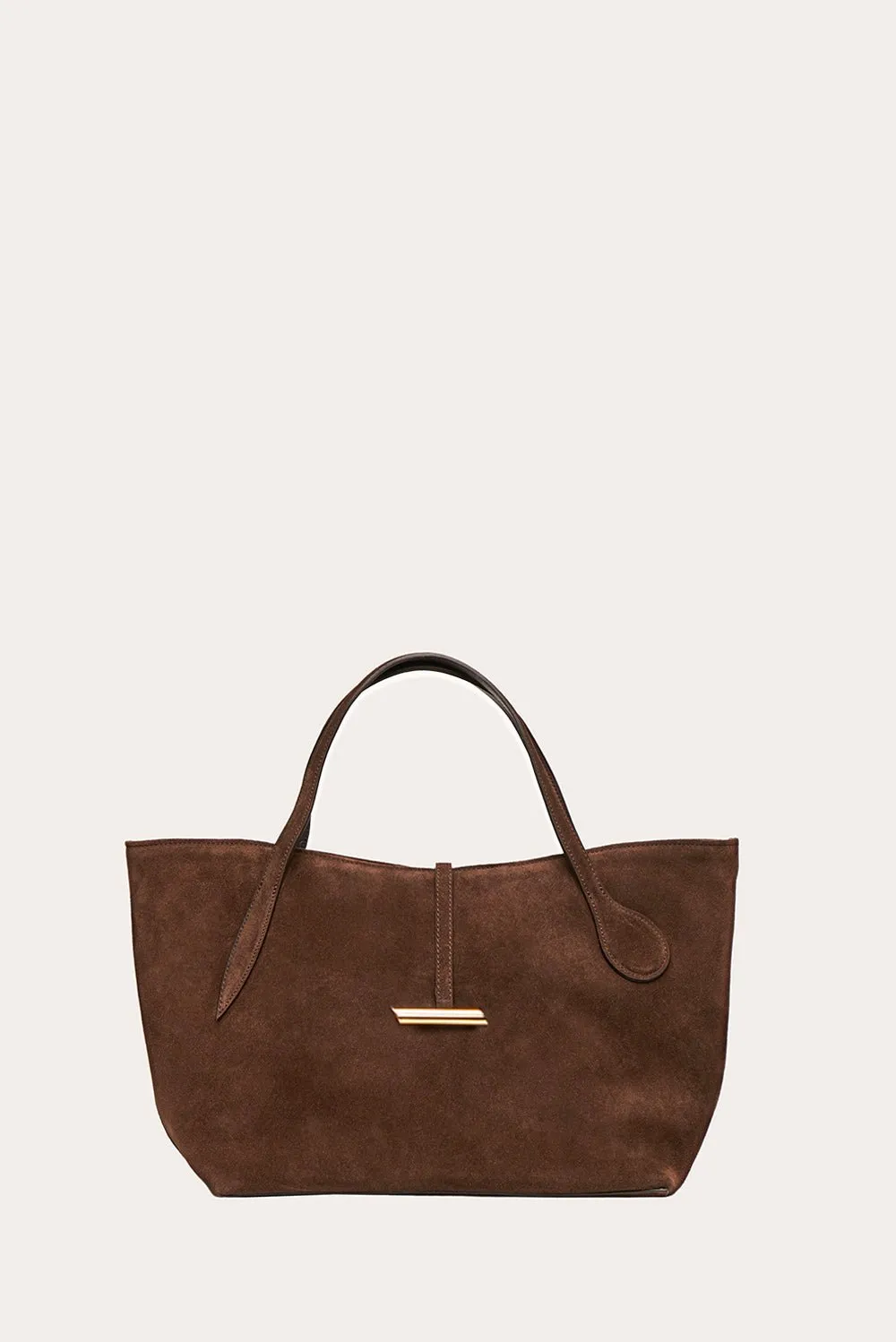 Petite Penne Tote Suede Dark Brown - 20% off sold by Little Liffner product image thumbnail 3