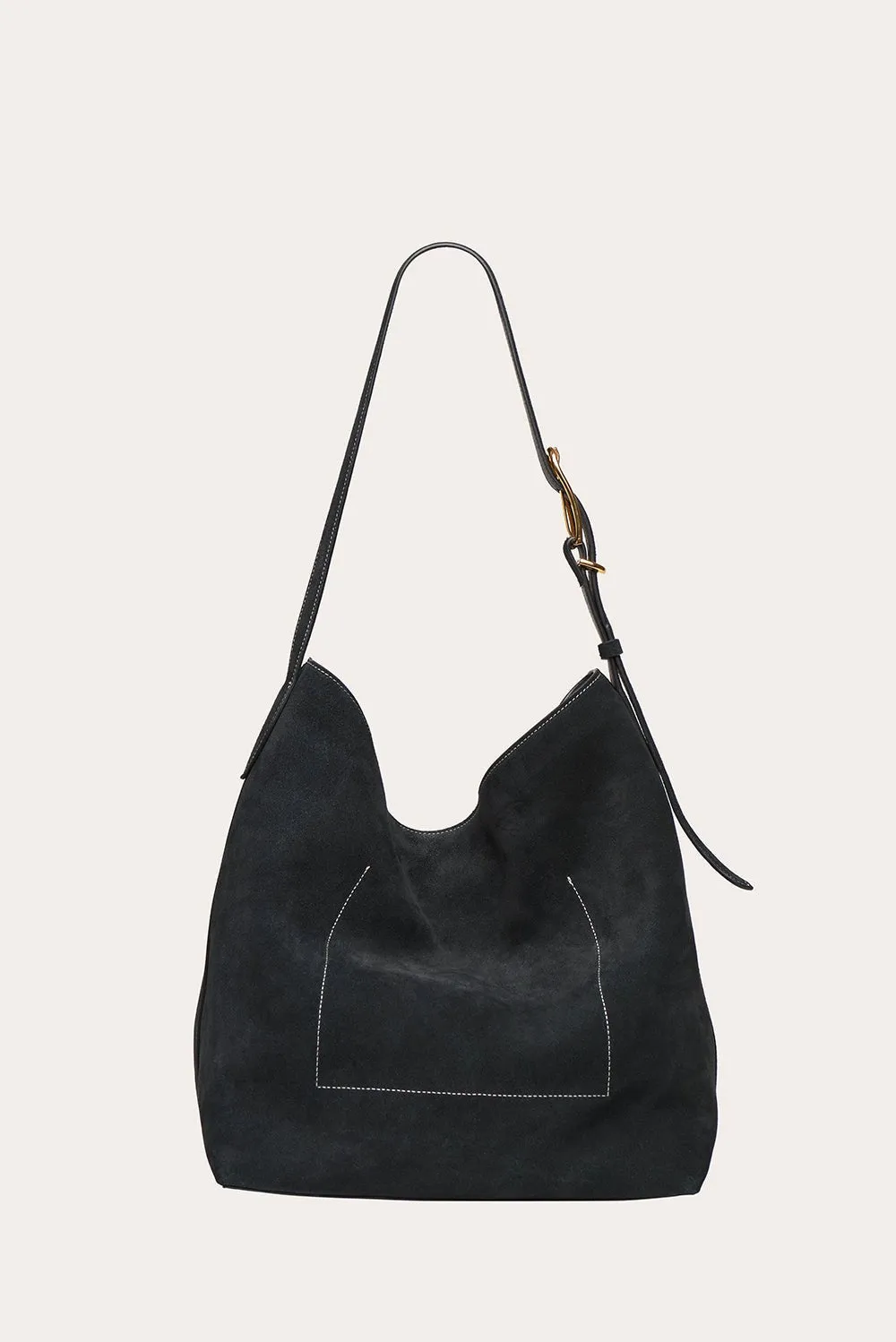 Slouch Bucket Black Suede sold by Little Liffner product image thumbnail 4