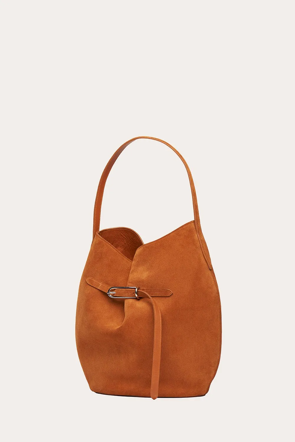 Belted Bucket Bag Large Cinnamon Suede - 40% off sold by Little Liffner product image thumbnail 3