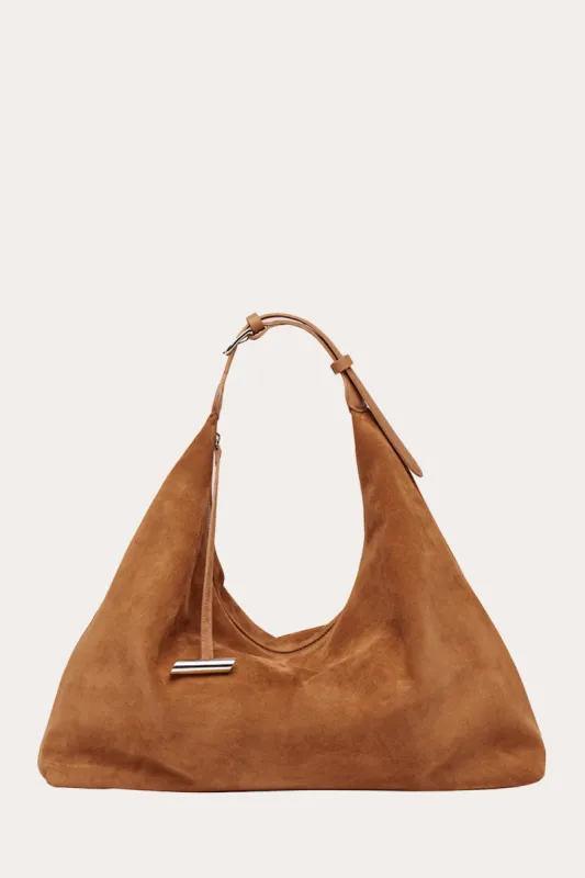 Pillow Hobo Rhum Suede sold by Little Liffner
