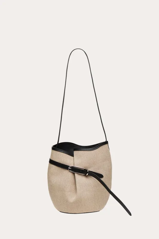 Belted Bucket Bag Canvas sold by Little Liffner