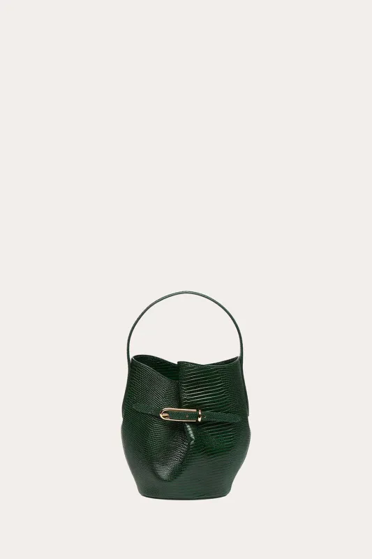 Belted Bucket Bag Mini Emerald sold by Little Liffner