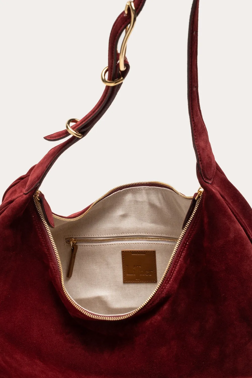 Moon Hobo Maroon Suede sold by Little Liffner product image thumbnail 4