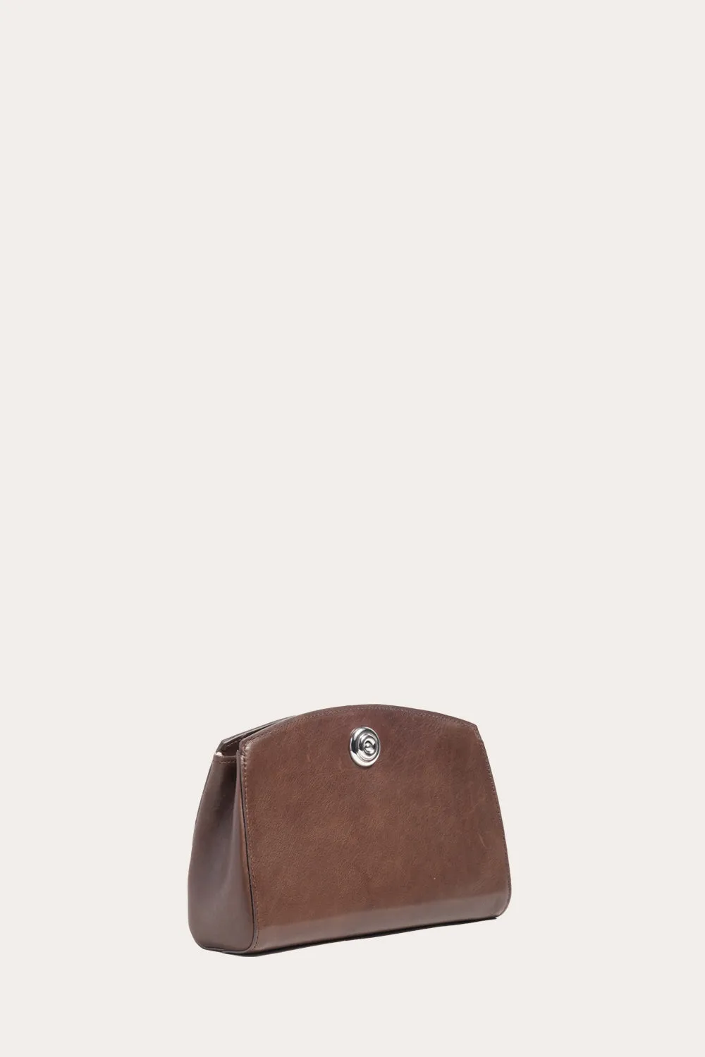 Pushlock Clutch Dark Brown sold by Little Liffner product image thumbnail 3