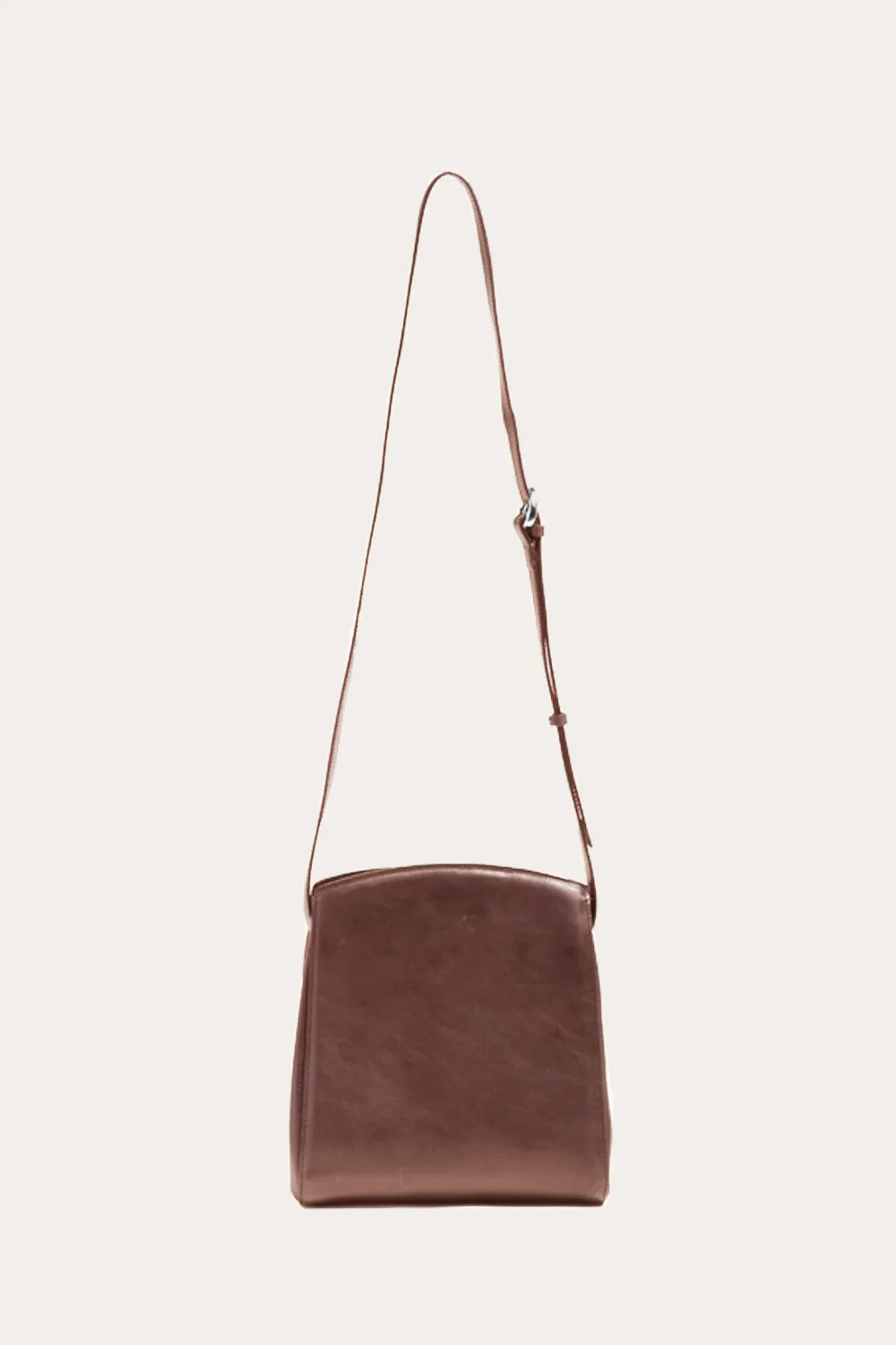 Pushlock Crossbody Bag Dark Brown sold by Little Liffner product image thumbnail 4