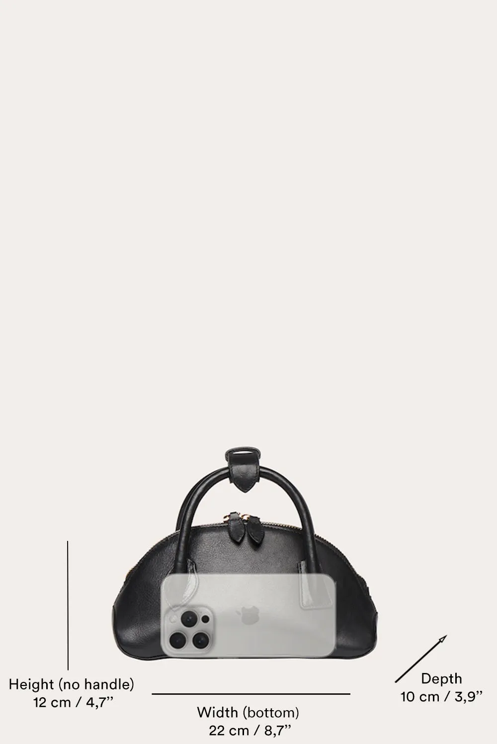 EW Dome Clutch Black sold by Little Liffner product image thumbnail 5