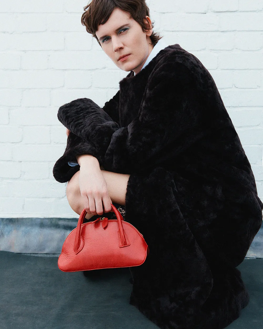 EW Dome Clutch Red Glossy sold by Little Liffner product image thumbnail 2