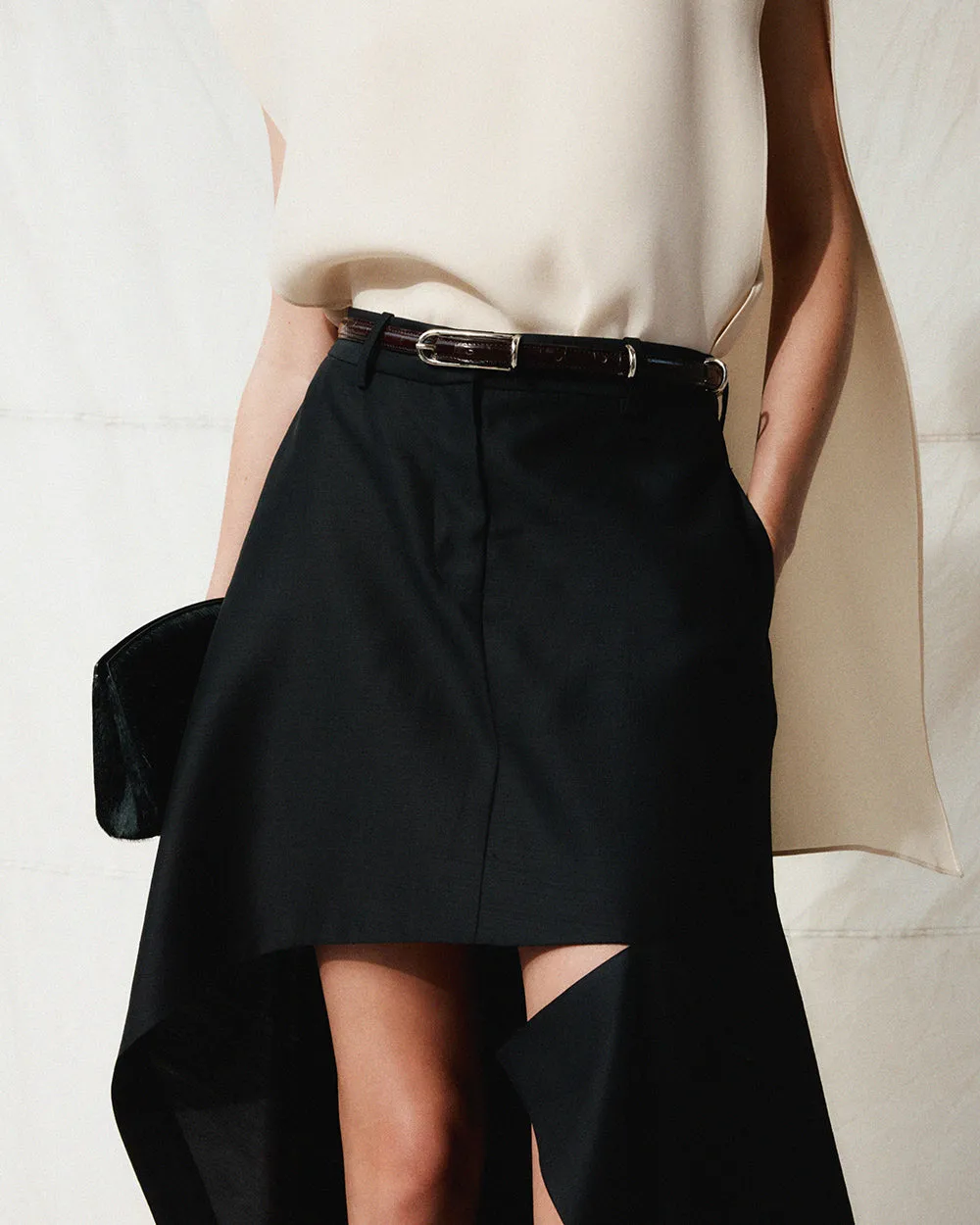 Three Keepers Belt Dark Brown Croc sold by Little Liffner product image thumbnail 2