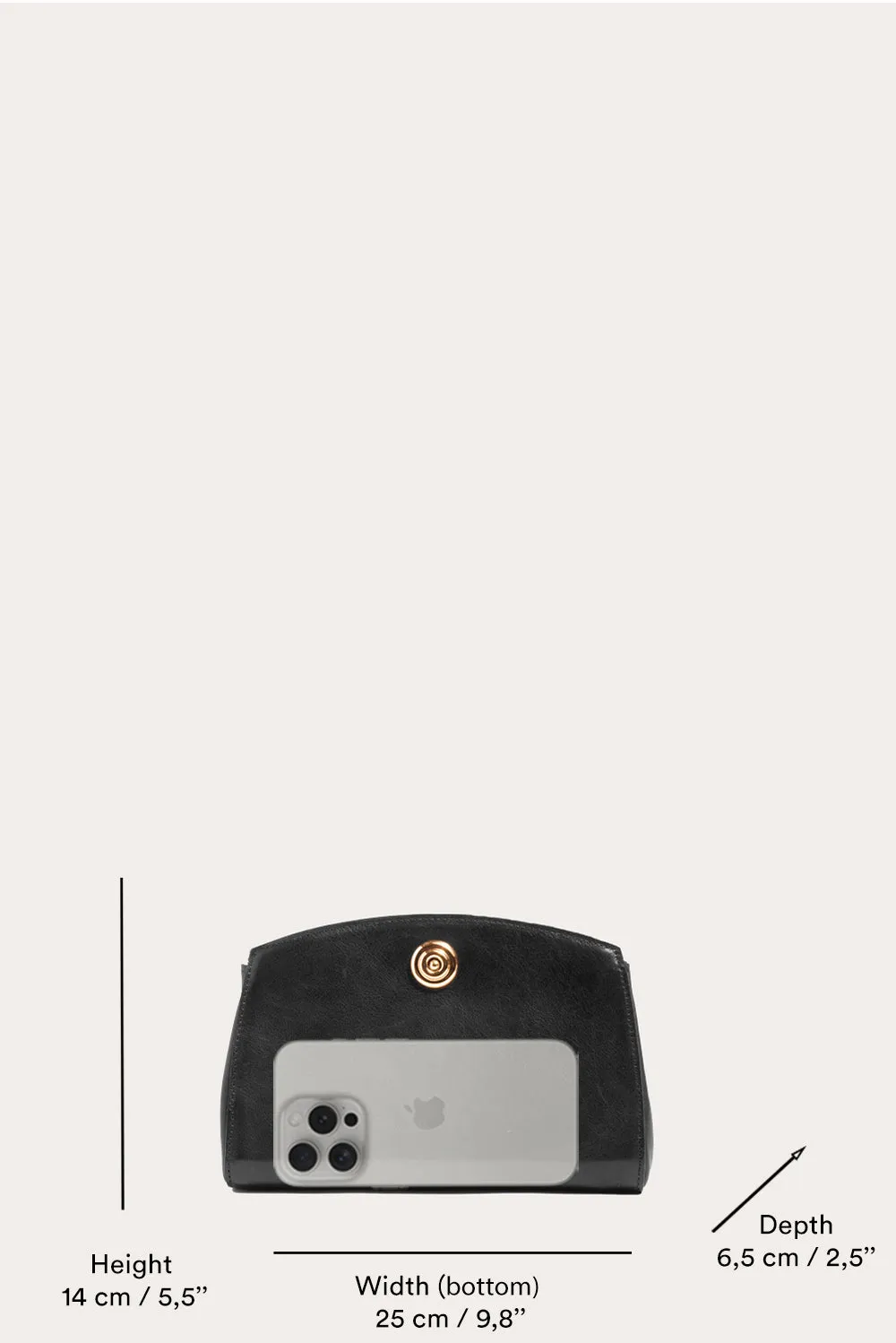 Pushlock Clutch Navy Croc sold by Little Liffner product image thumbnail 3