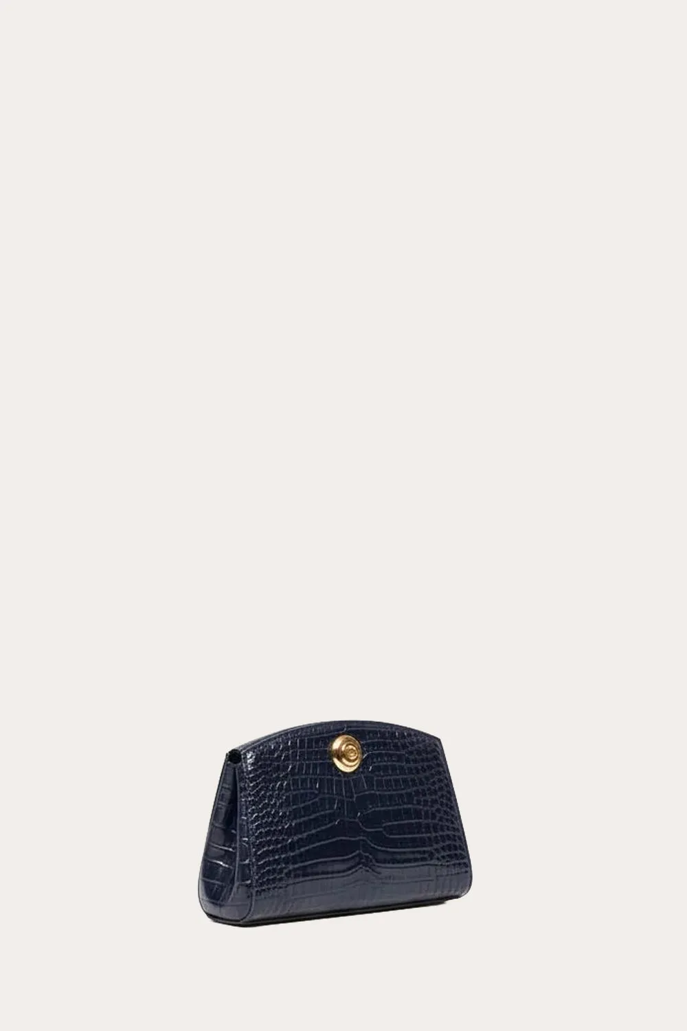 Pushlock Clutch Navy Croc sold by Little Liffner product image thumbnail 2