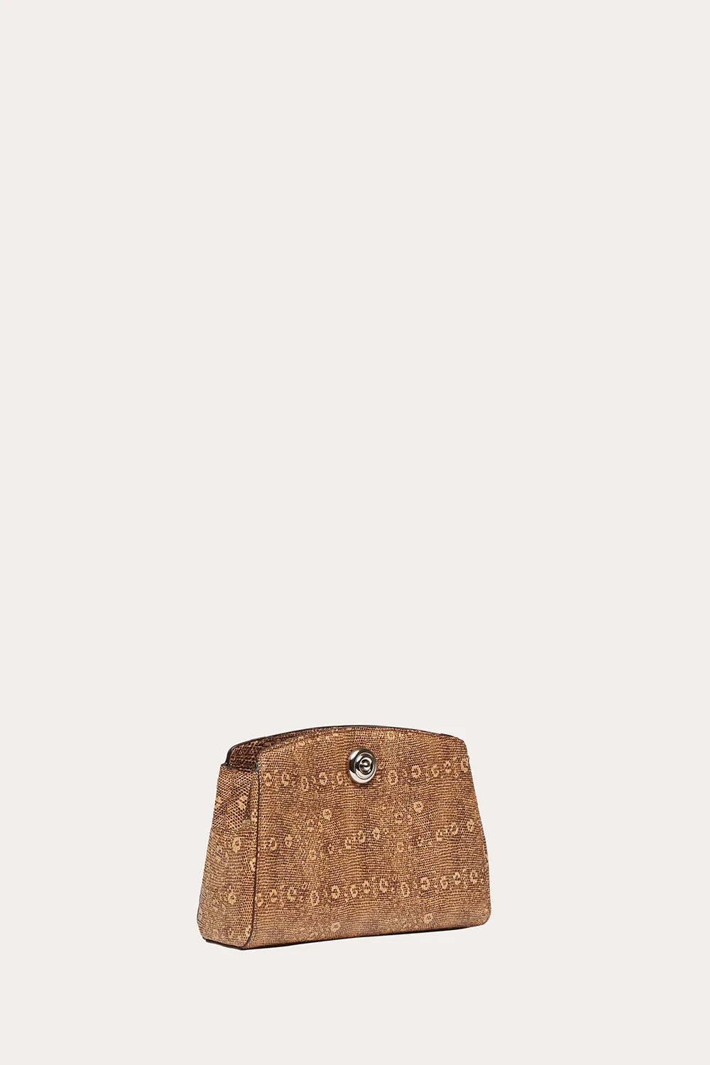 Pushlock Clutch Beige Lizard sold by Little Liffner product image thumbnail 2