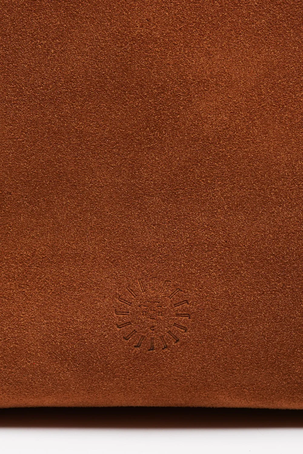 Paper Tote Saddle Brown Suede sold by Little Liffner product image thumbnail 5