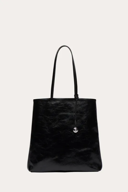 Paper Tote Black Glossy sold by Little Liffner