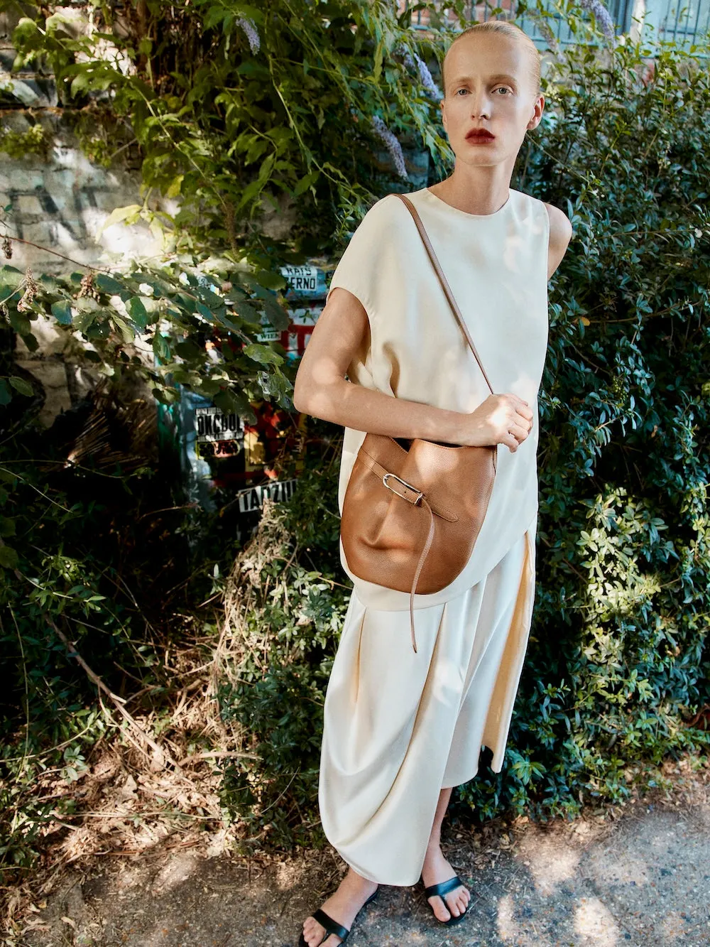 Belted Bucket Bag Saddle Brown sold by Little Liffner product image thumbnail 2