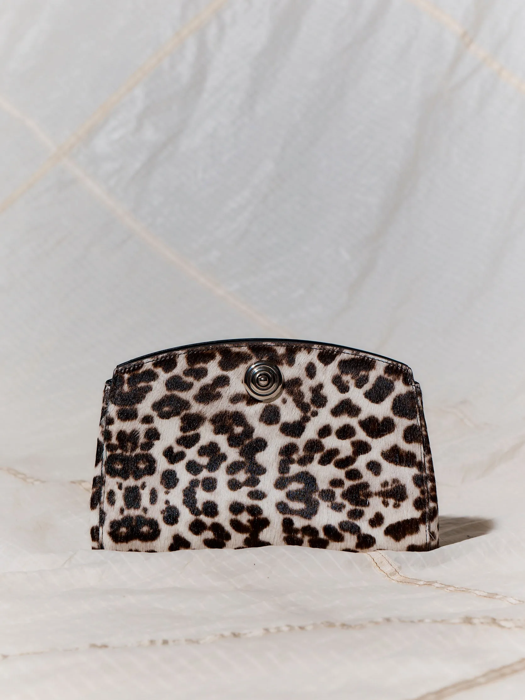 Pushlock Clutch Snow Leopard sold by Little Liffner product image thumbnail 4