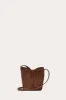 Penne Mini Bucket Dark Brown Suede sold by Little Liffner