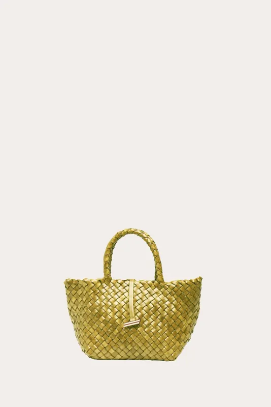 Mini Leather Basket Lime - 30% off sold by Little Liffner