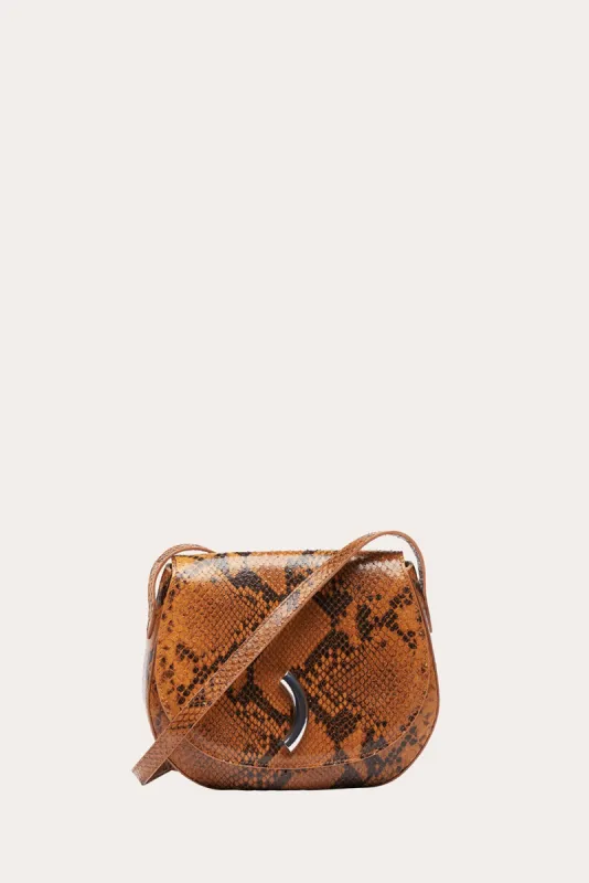 Maccheroni Saddle Bag Snake Embossed - 40% off sold by Little Liffner