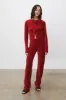 The Celeste Cardigan, Scarlet sold by Peachy Den