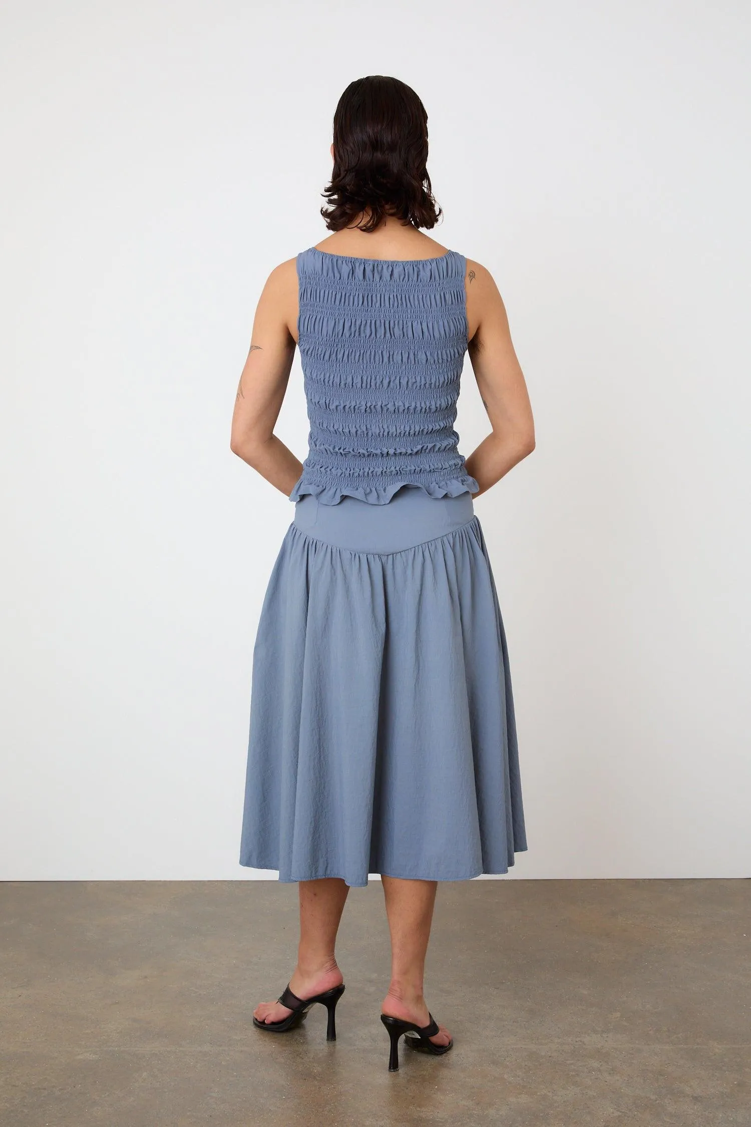 The Deba Top, Denim Blue sold by Peachy Den product image thumbnail 4