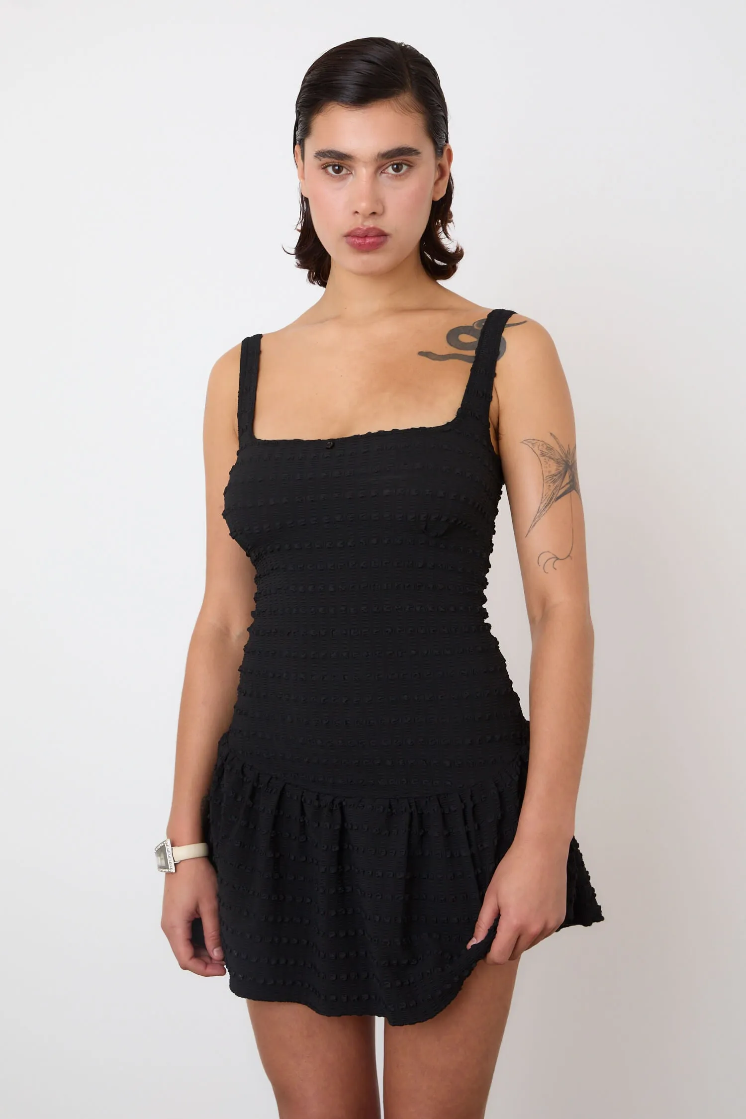 THETOÉ Hesiod Frills Dress THE TOÉ Hesiod Frills Dress THE TOÉ ( thetoe ) Hesiod Frills