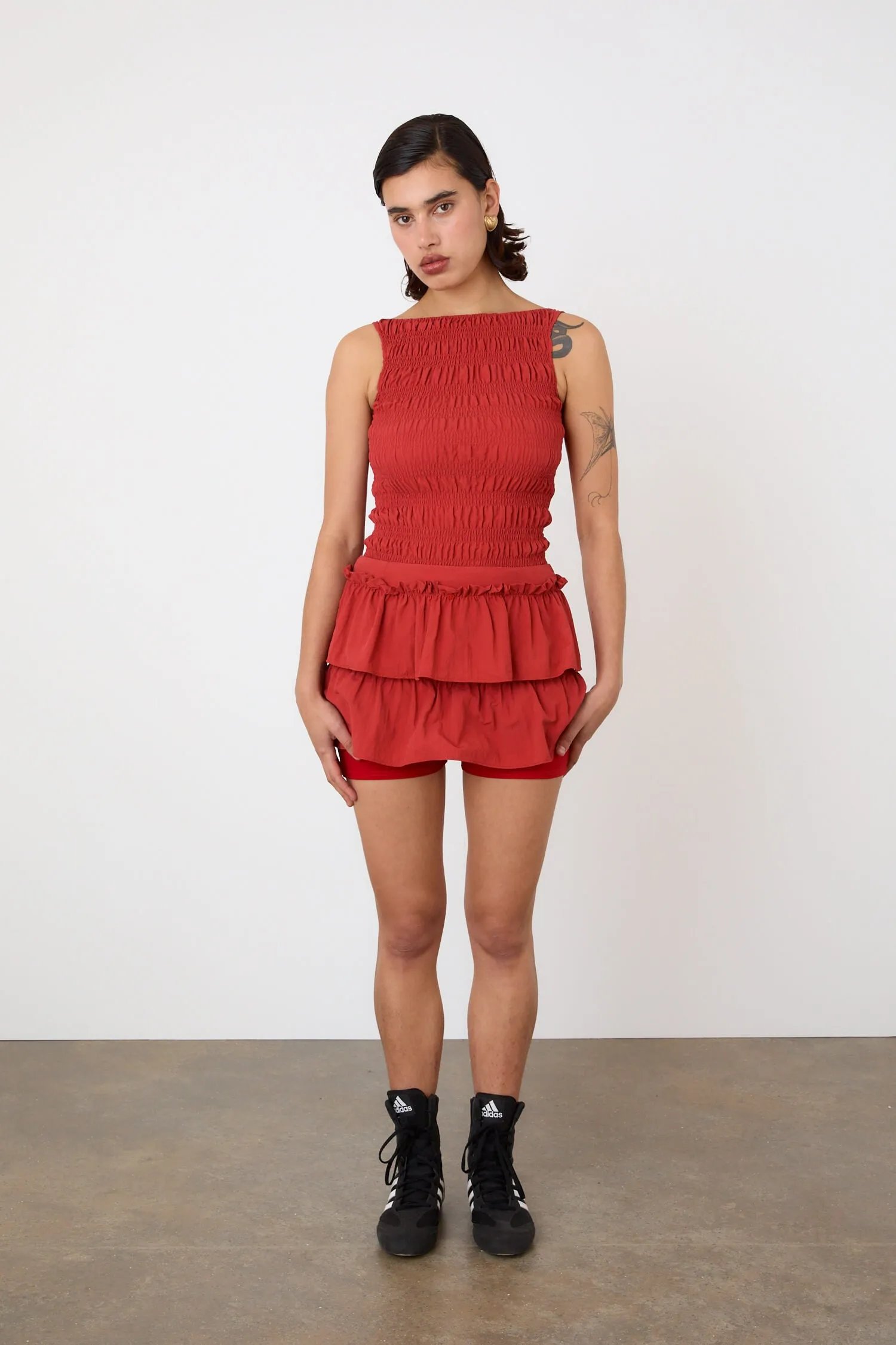 【PRENDA】 PRDA FRILL SKIRT SHORTS / 追跡付 Amazon.com: YONGHS High Waist Ruffle Mini Skirt for Women