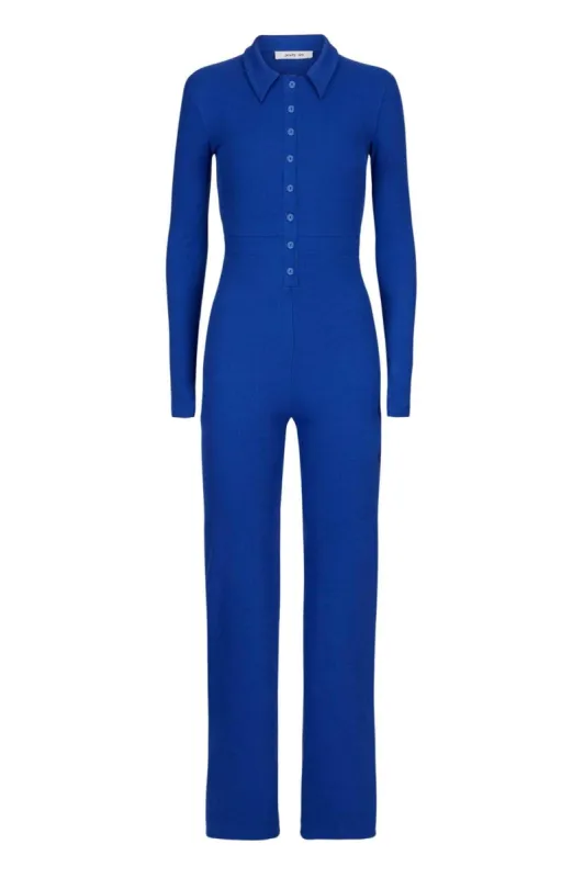 The June Jumpsuit, Ultramarine sold by Peachy Den