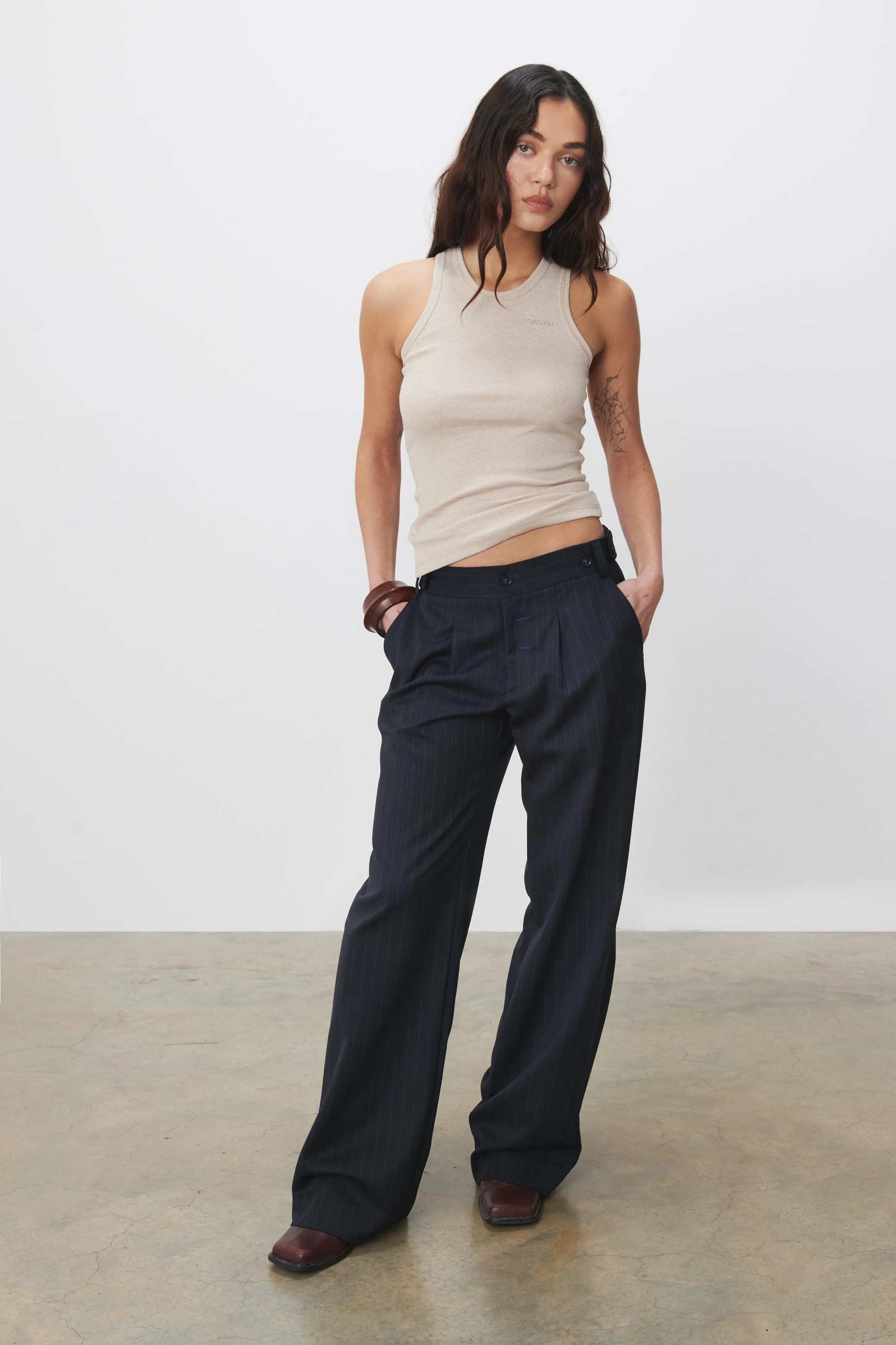 The Lennox Trousers, Blueprint sold by Peachy Den product image thumbnail 5