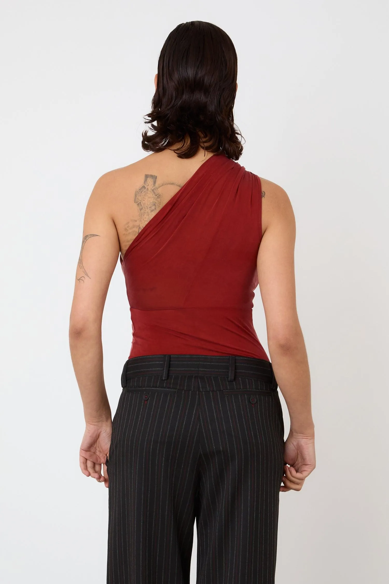The Kylie Asymmetric Top, Redsandstone sold by Peachy Den product image thumbnail 3